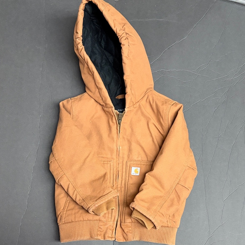 Carhartt Tan Hooded Jacket